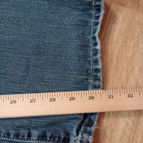 Eddie Bauer Jeans Mens Sz 40x32 Blue Denim Dark Wash Mid Rise Straight Leg * - Picture 8 of 10
